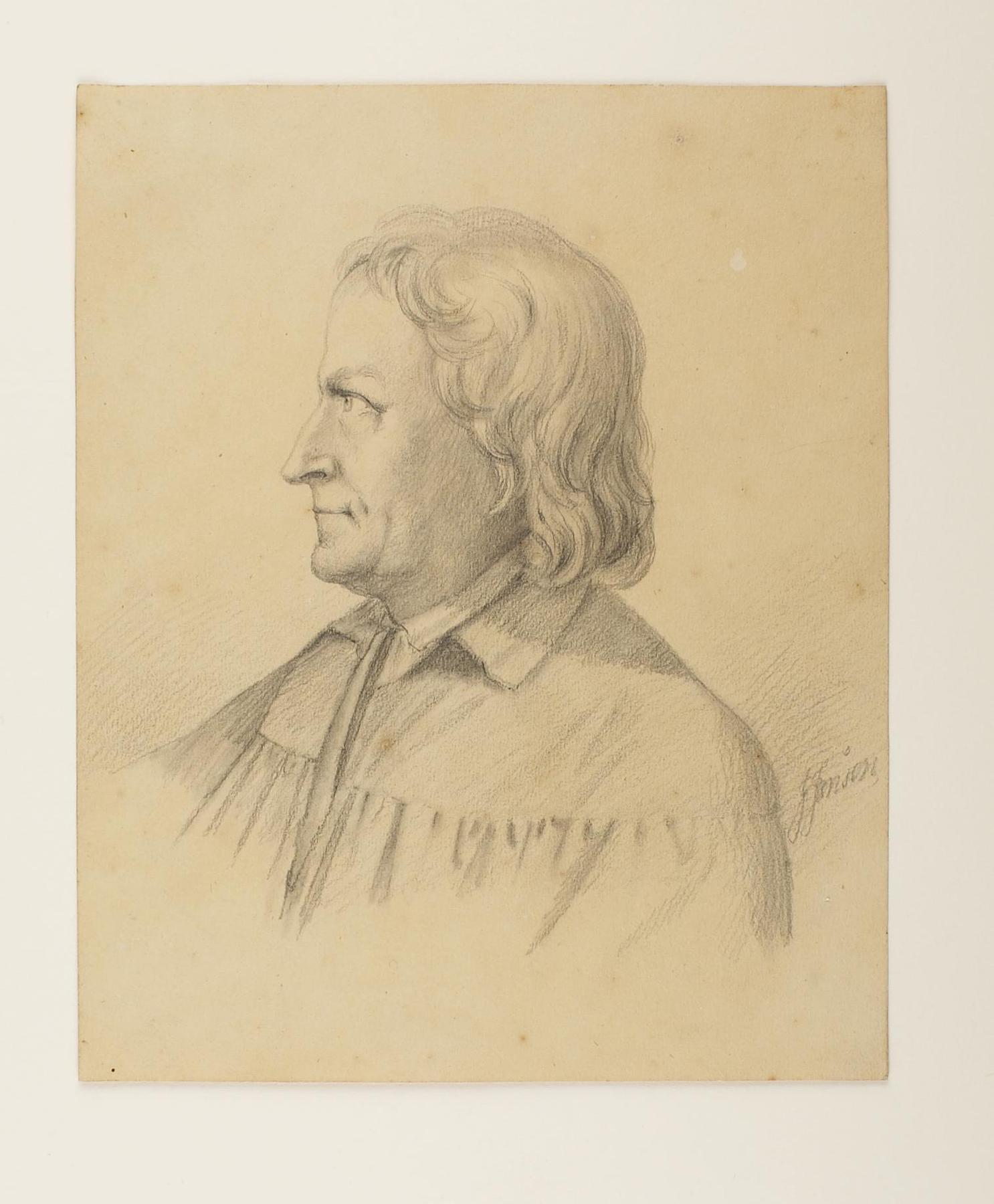 Portrait of Thorvaldsen, D1848