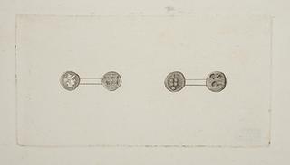 E1546 Græske mønter for- og bagside