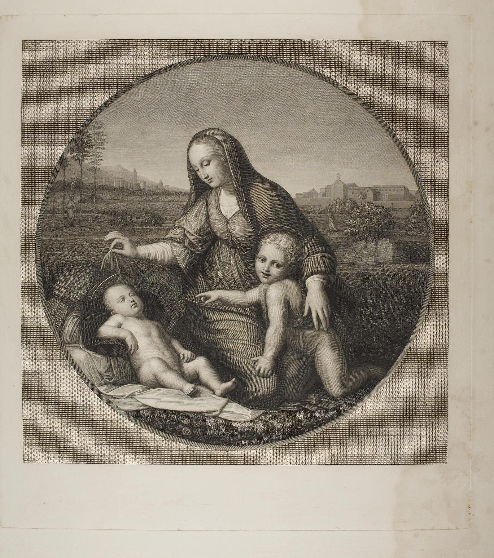 Mary, John and the Sleeping Christ Child, E360