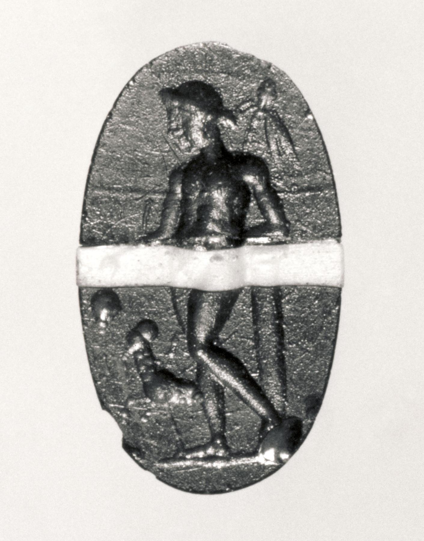 Dionysos med vindruer, thyrsosstav og en panter, I325