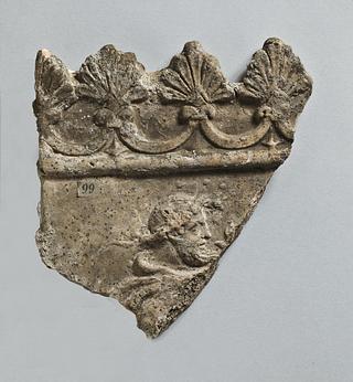 H1099 Campana relief with head of satyr