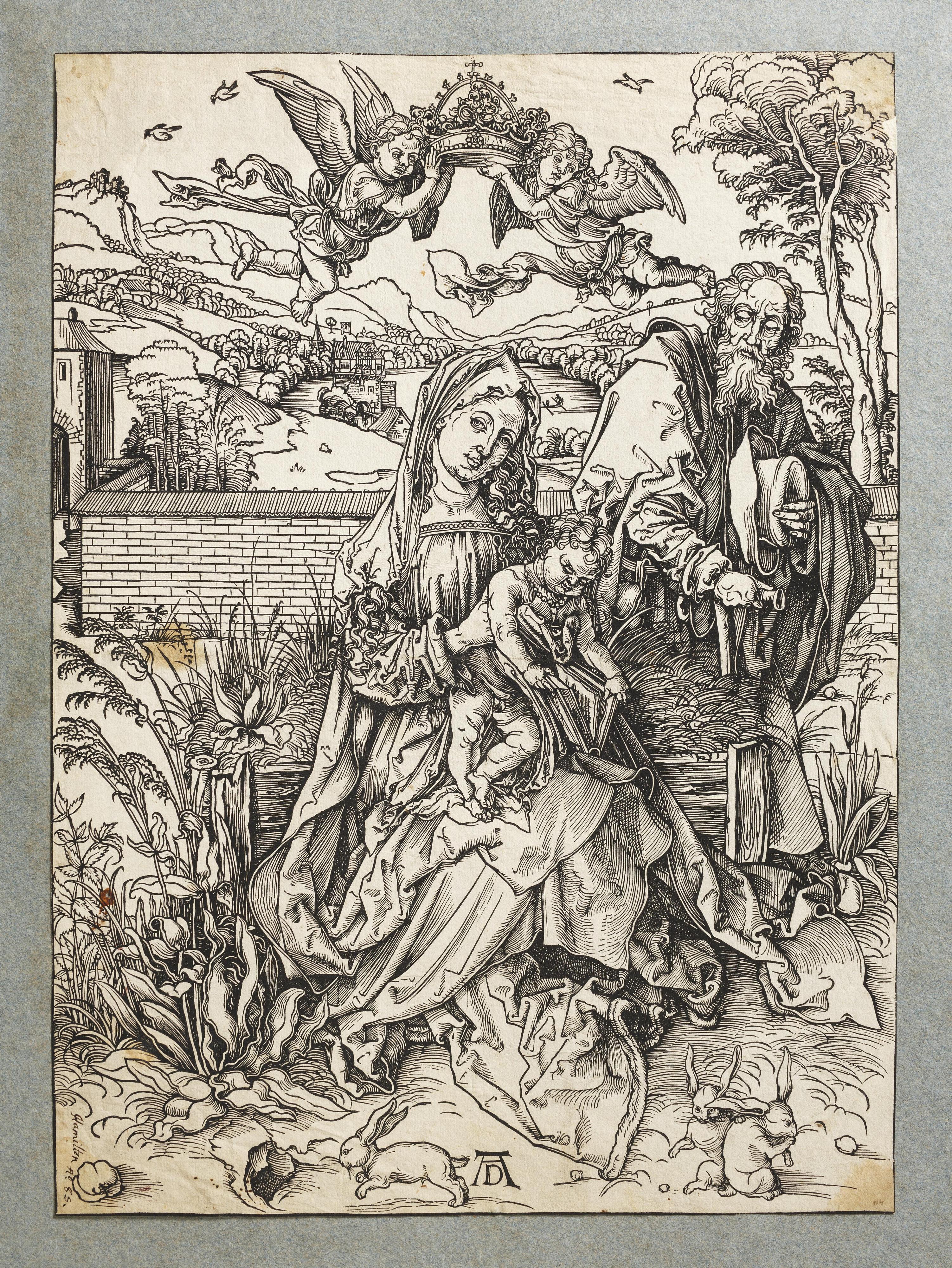 The Holy Family with the Three Hares