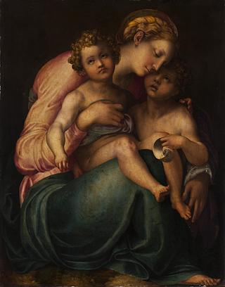B6 Madonna med barnet og Johannes