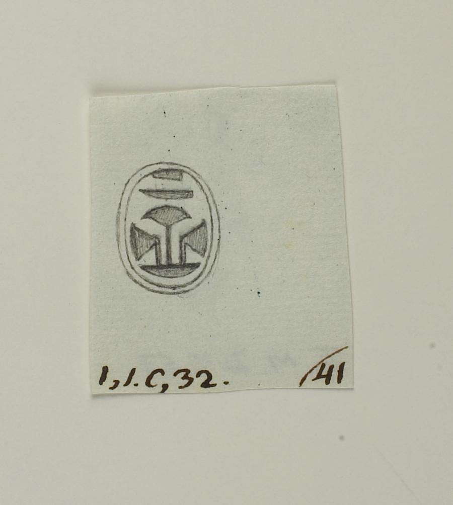 Hieroglyph-signet, D1257