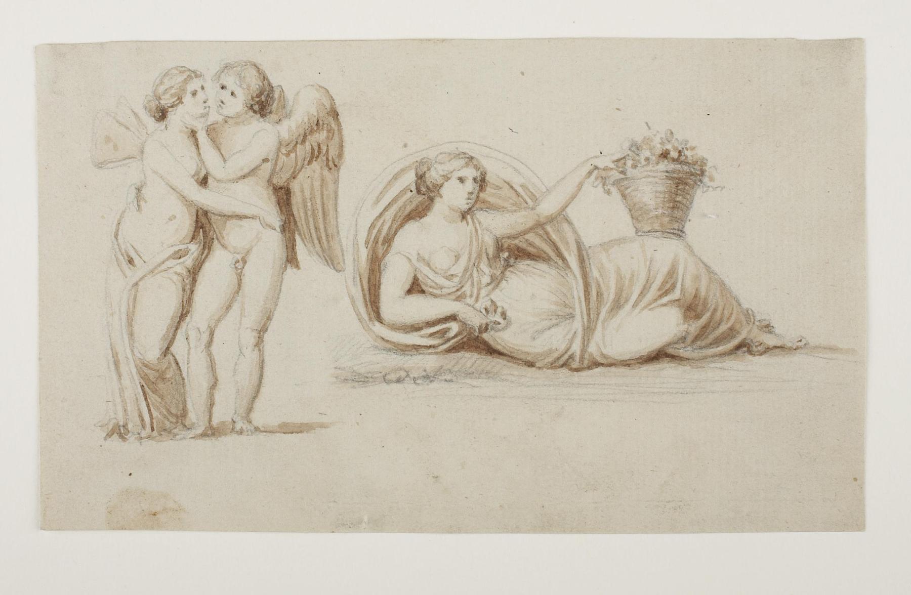 Cupid and Psyche. Reclining Hora, C798r