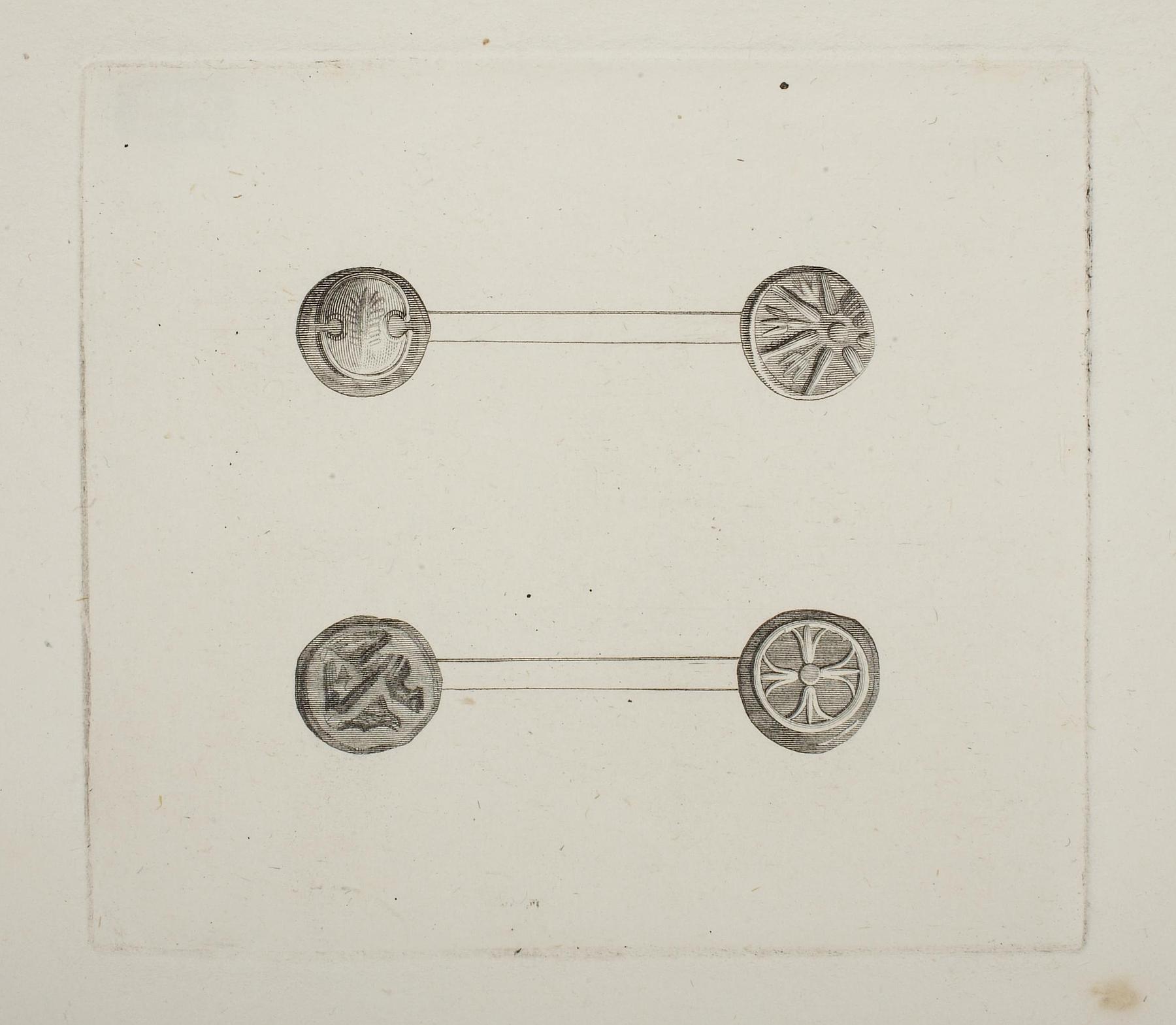 Græske mønter for- og bagside, E1555