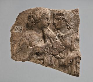H1104 Campana relief with two women