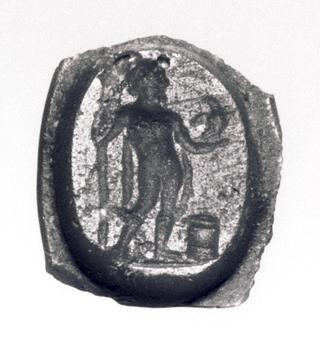 I88 Zeus med scepter og ørn ved et alter
