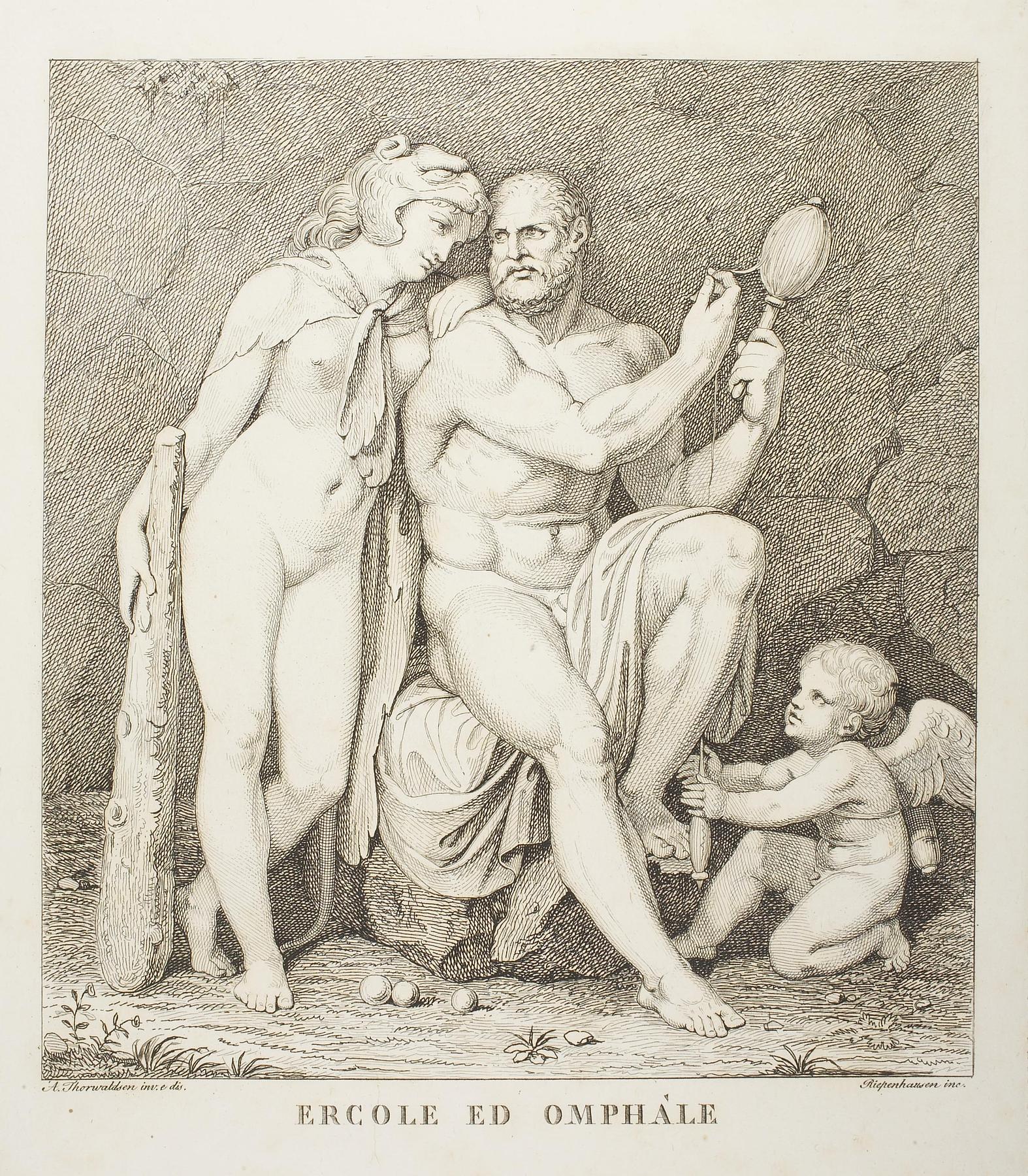 Herkules, Omfale og Amor, E93