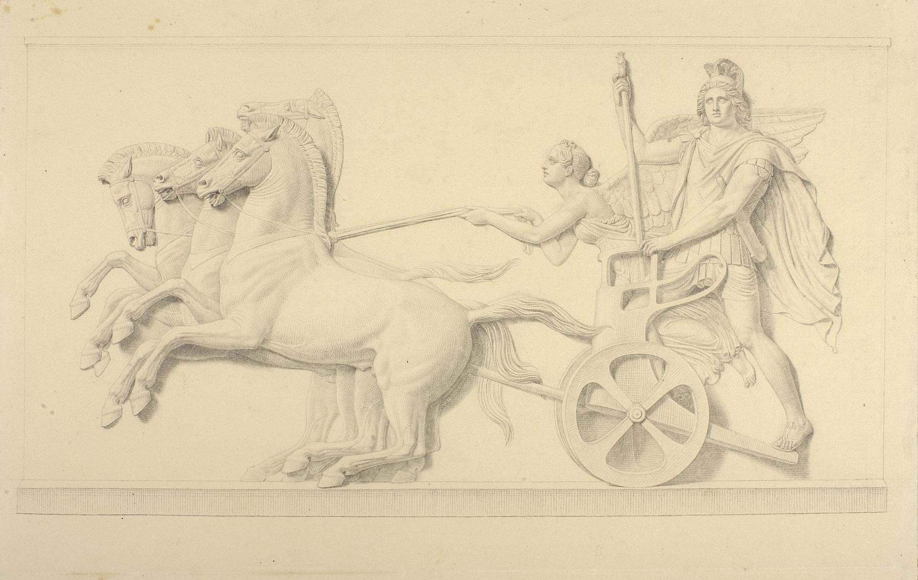 Alexander the Great in his Triumphal Chariot, D145