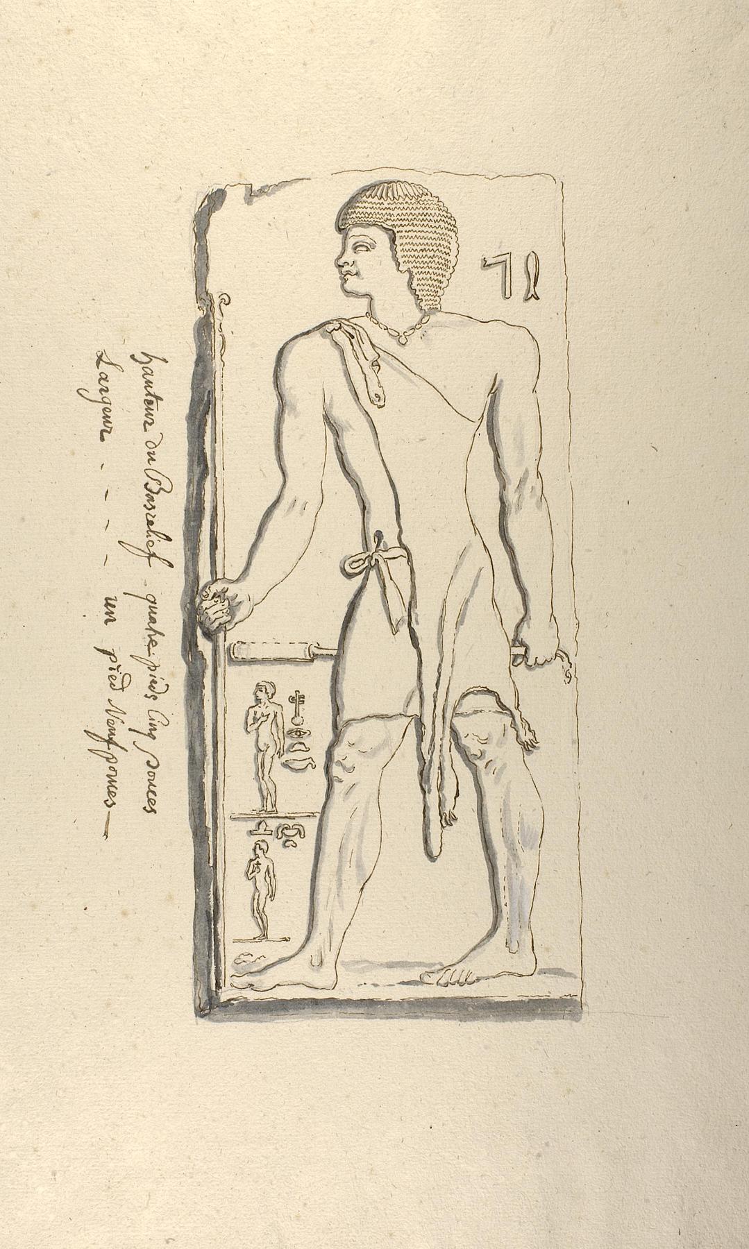 Embedsmand. Hieroglyffer, D1209
