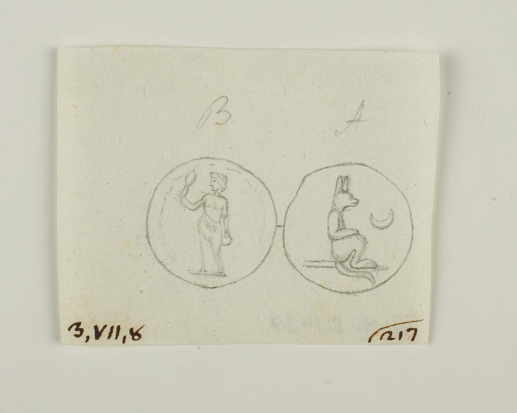 Isispræstinde (?). Bastet siddende, D1437