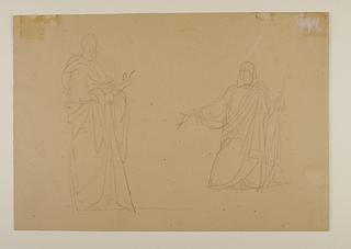 C244v Male figures in coats and mantles