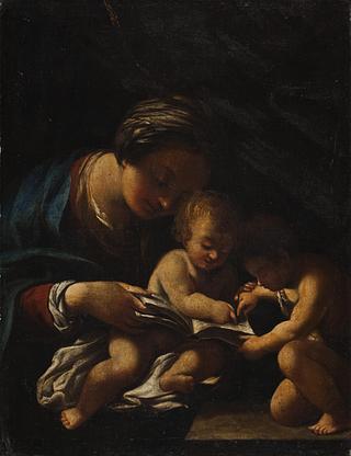 B43 Madonna med barnet og Johannes