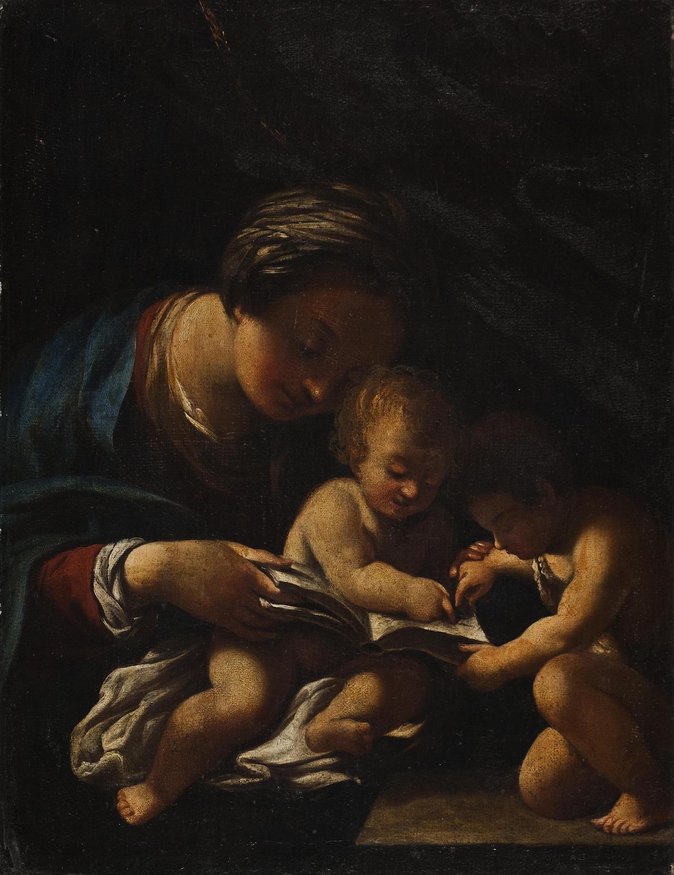 Madonna med barnet og Johannes, B43