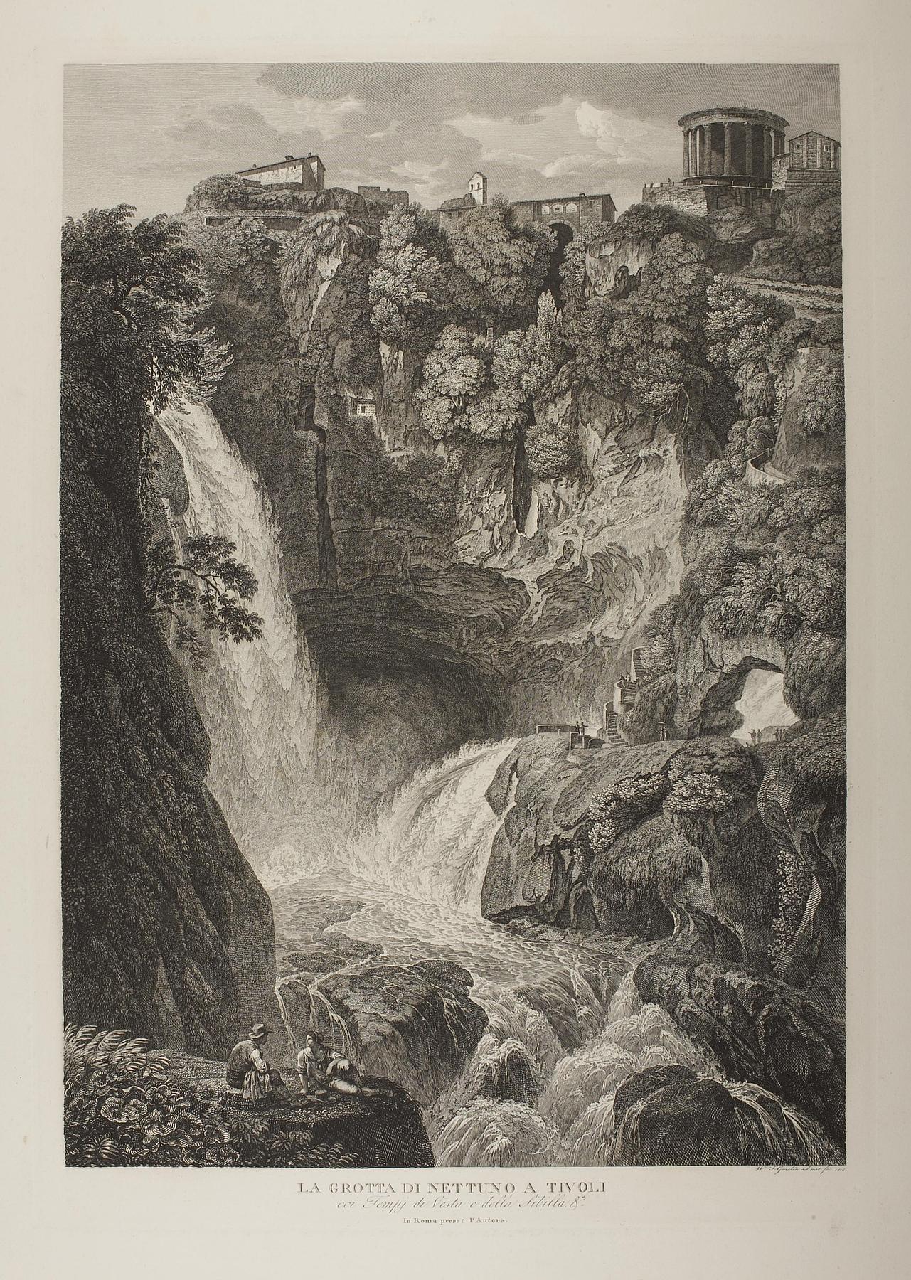 Neptune's Grotto and Tempio di Vesta at Tivoli, E605