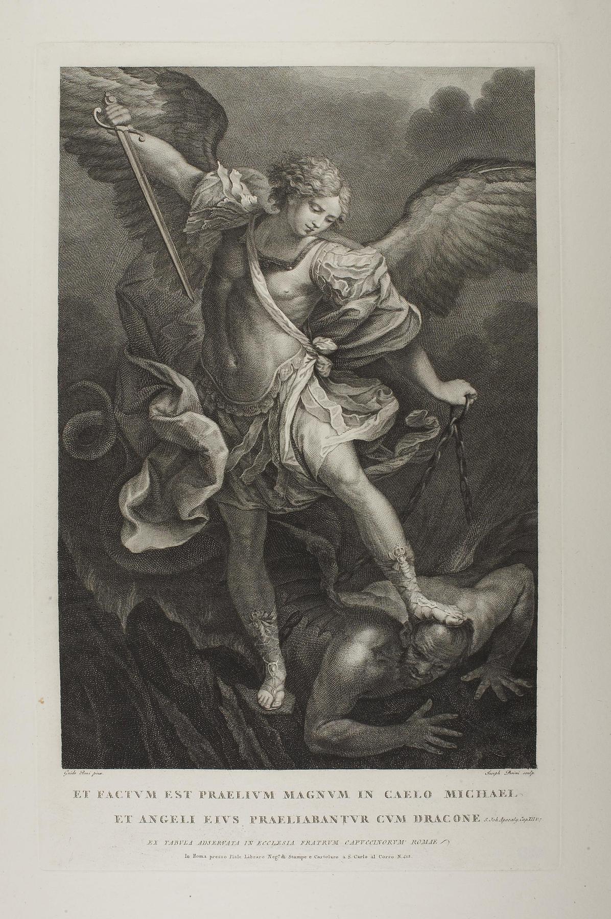 Ærkeenglen Michael overvinder Satan, E920