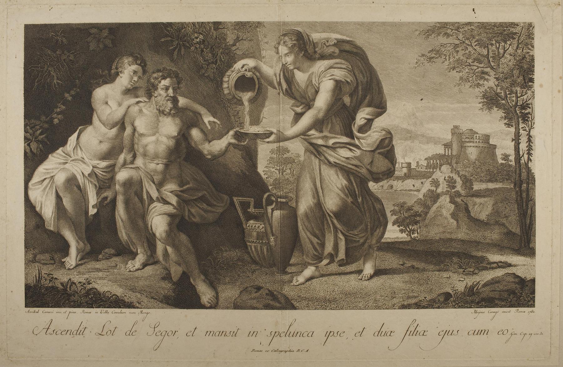 Lot and his Daughters, E495