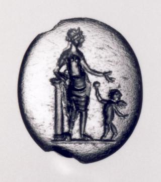 I265 Eros der holder et spejl op mod Afrodite