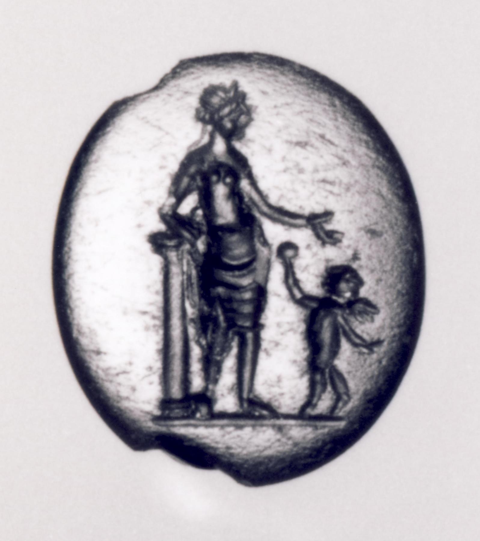 Eros der holder et spejl op mod Afrodite, I265