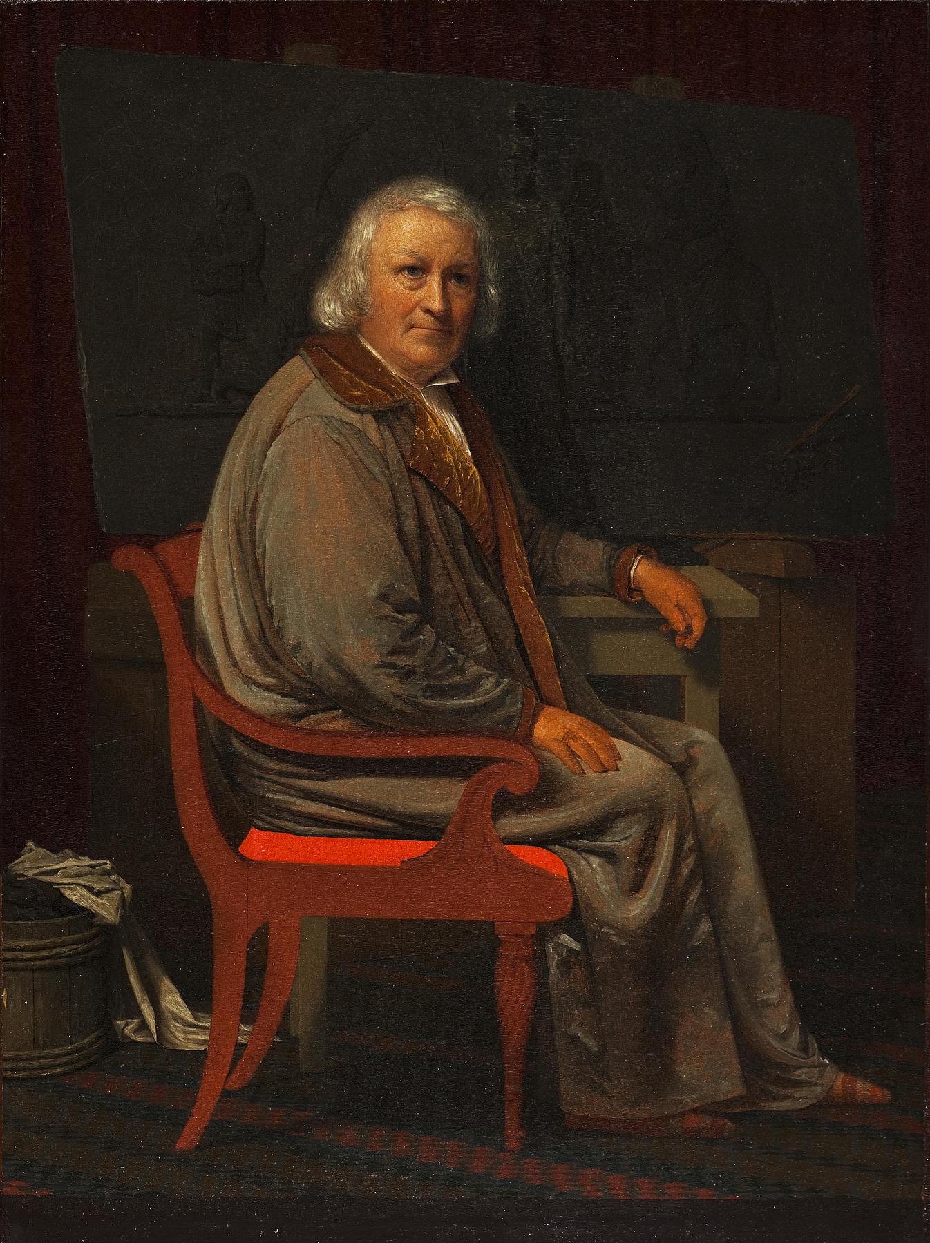 Portrait of Thorvaldsen in His Studio, B430
