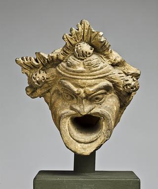 H1053 Water spout in the shape of a theatre mask