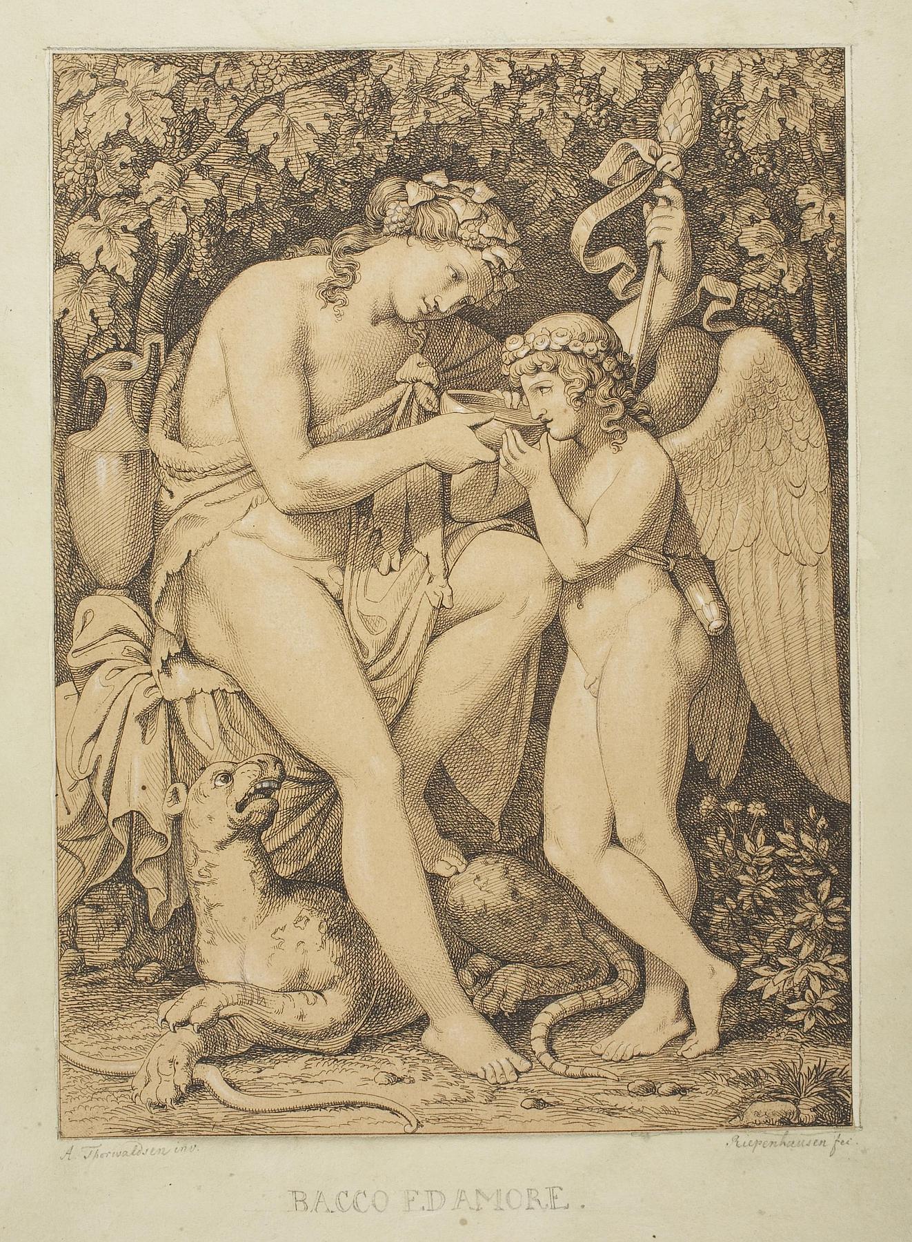 Bacchus Offers Cupid to Drink, E92