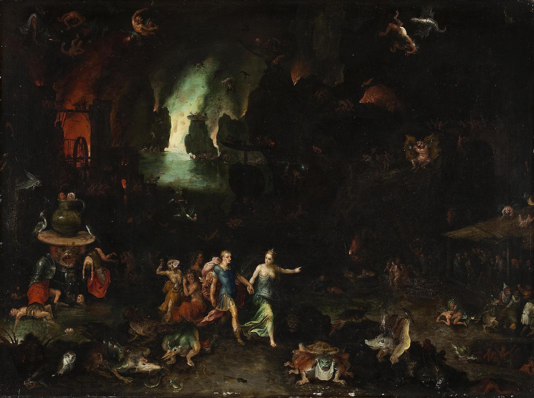 Aeneas and the Cumaean Sibyl in the Underworld, B44
