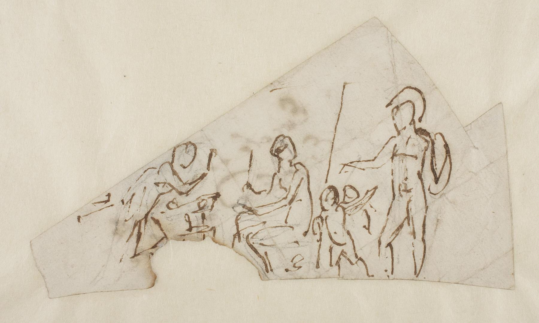 The Forging of Cupid's Arrows in Vulcan's Smithy, C112r