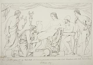 E1985 Priam Pleads with Achilles for Hector's Body