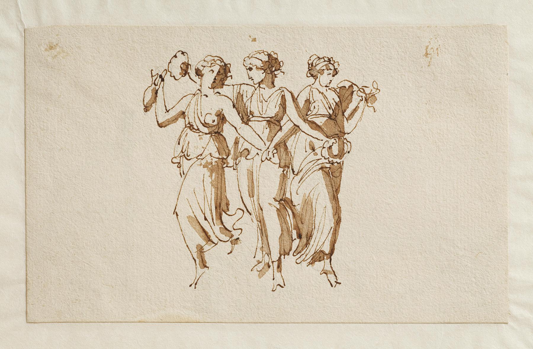 Three Dancing Bacchantes, C775r