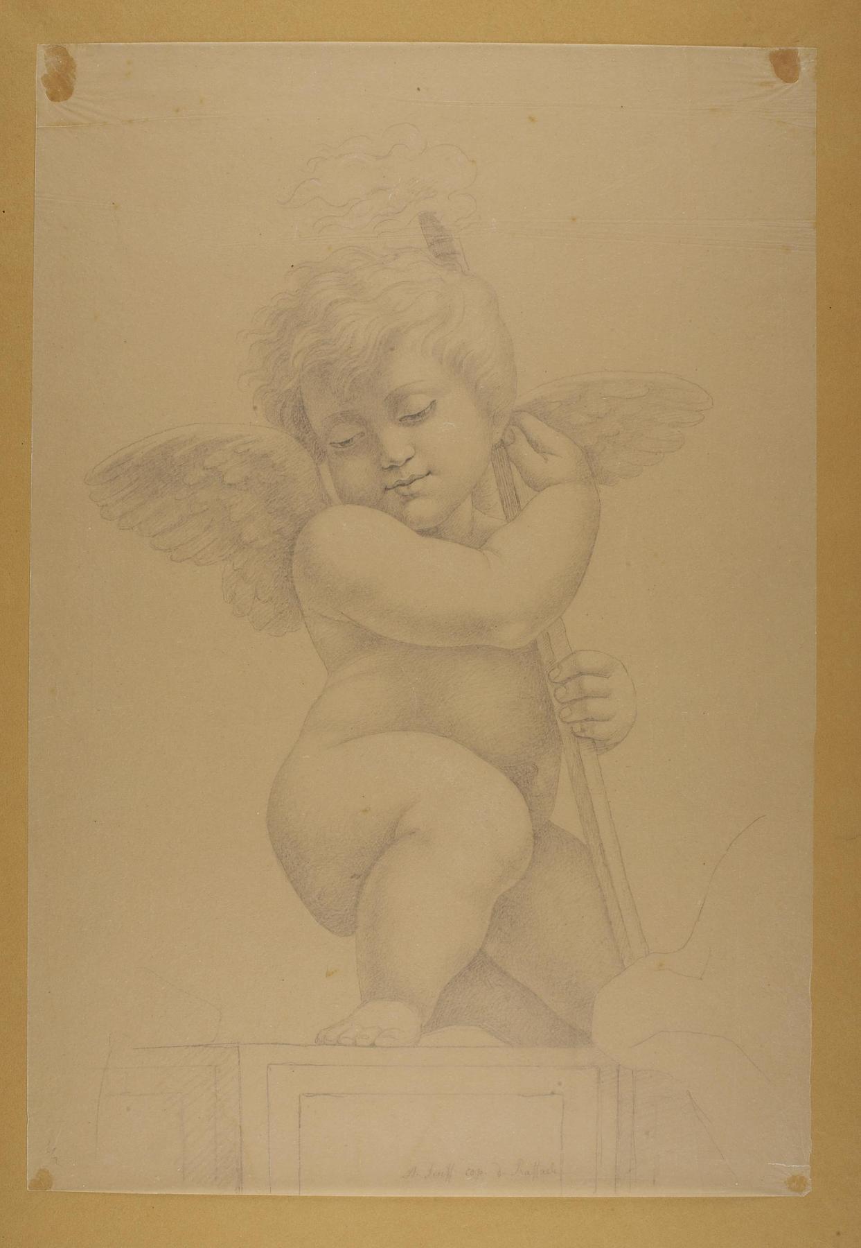 Angel Kneeling with a Torch, D781