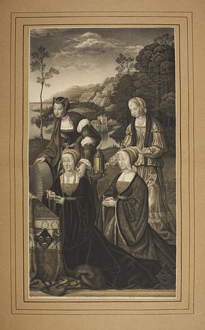 E1289 Saint Christine, Gudula and the Donors Christine von Hardenrode and Nicas Hacquenes Wife