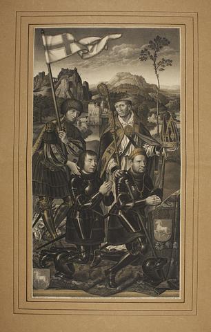 E1288 Sankt Georg, Nicetius af Trier, stifterne Georg og Nicas Hacquene fra Køln