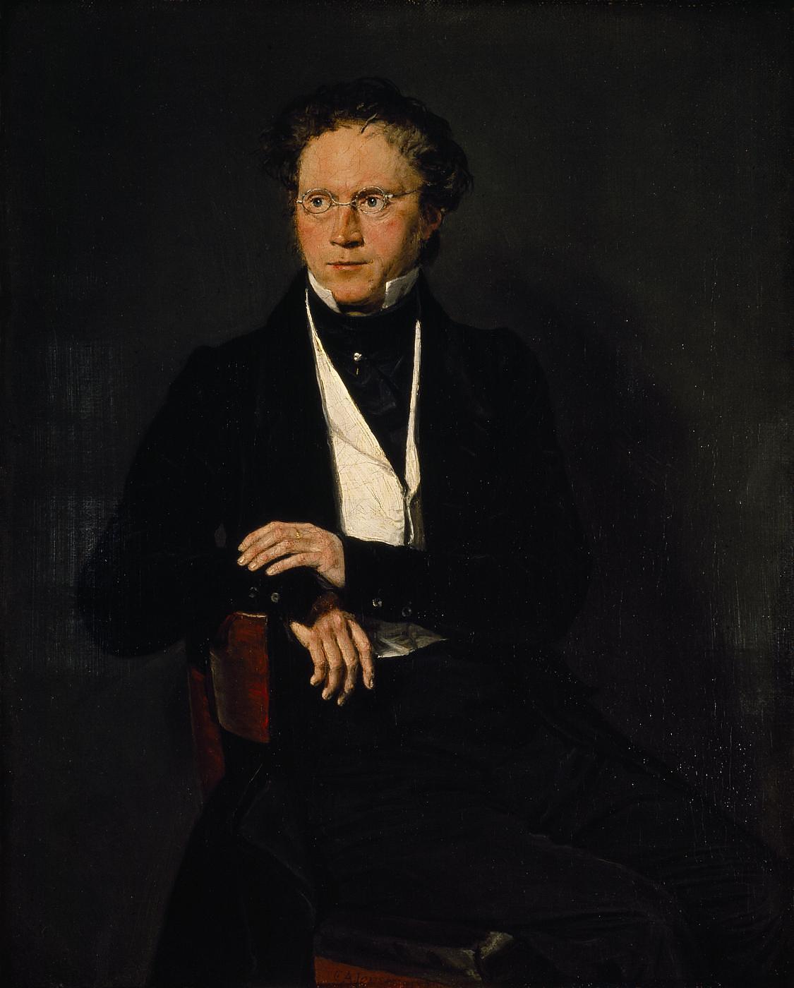 Portræt af digteren Ludvig Bødtcher, B444