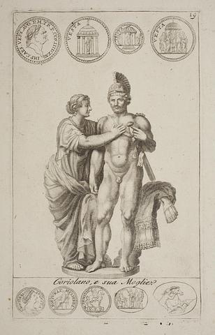 E1521 Gnaeus Marcius Coriolanus og hans hustru