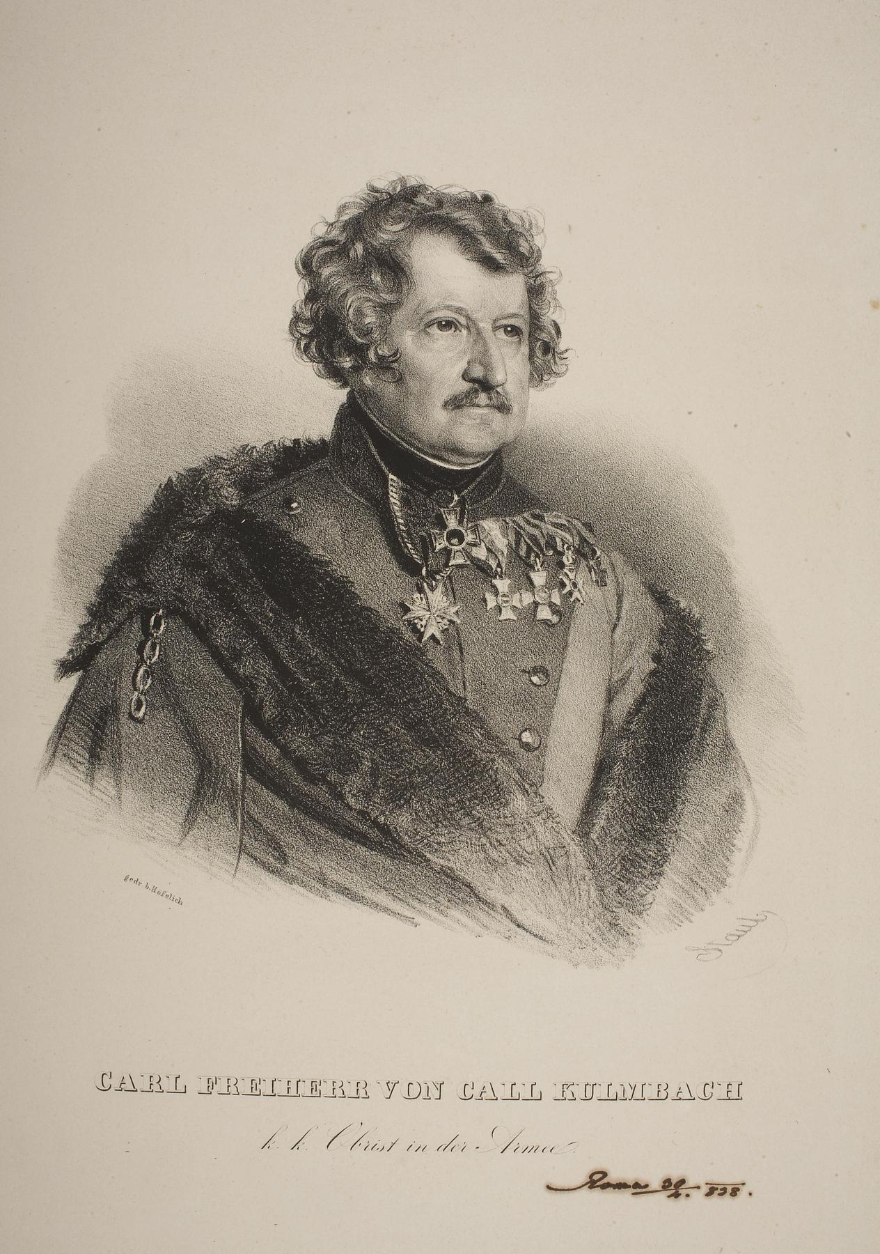 Karl Freiherr von Call zu Rosenburg und Kulmbach, E2220