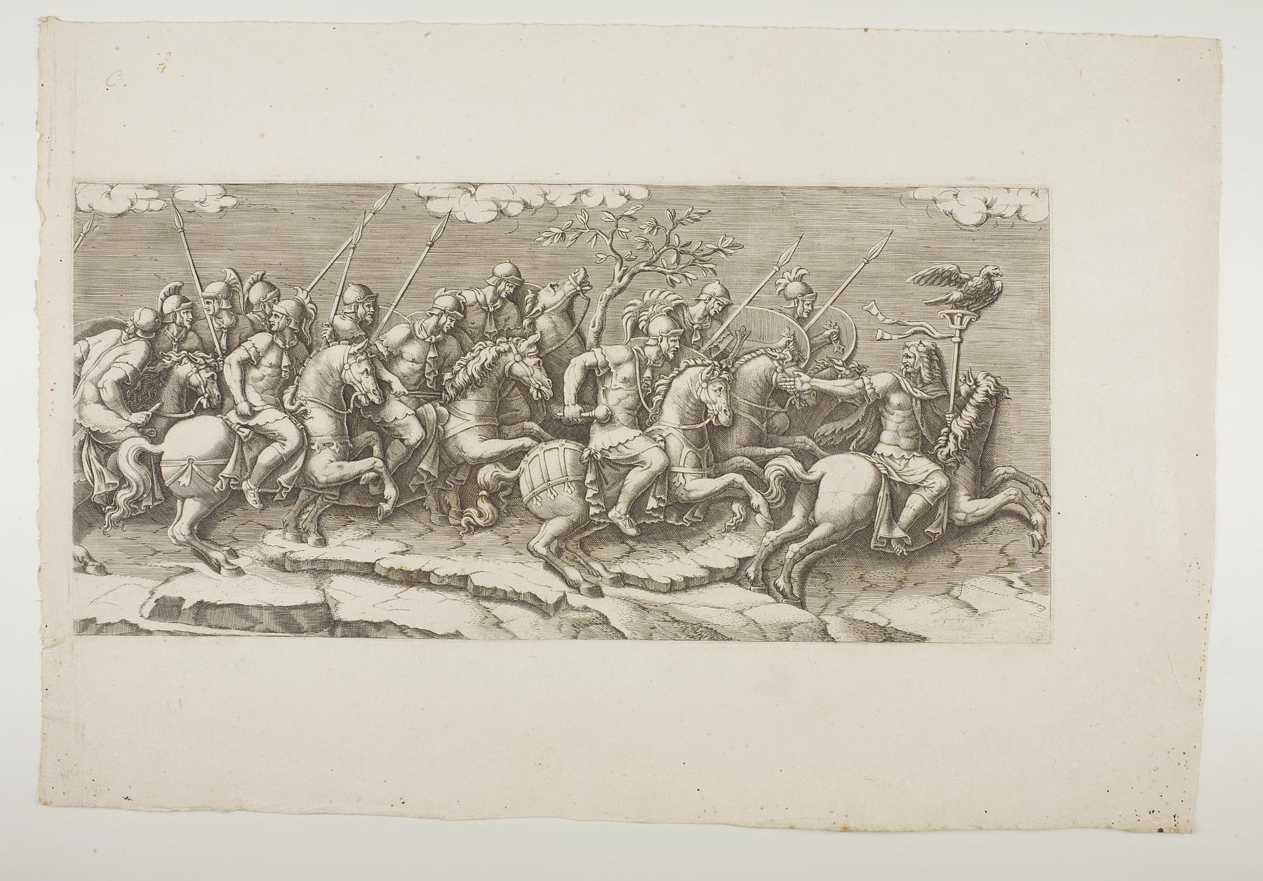 Procession af romerske ryttere, E1757