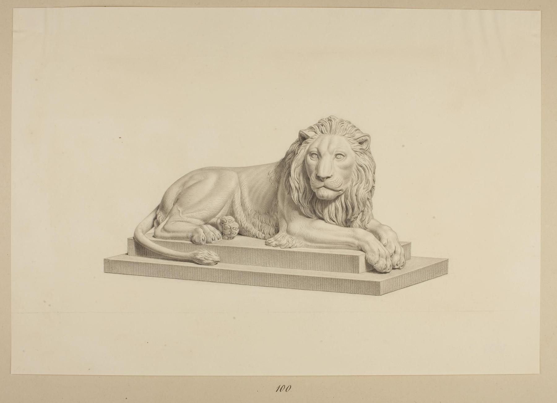 Recumbent Lion, D100