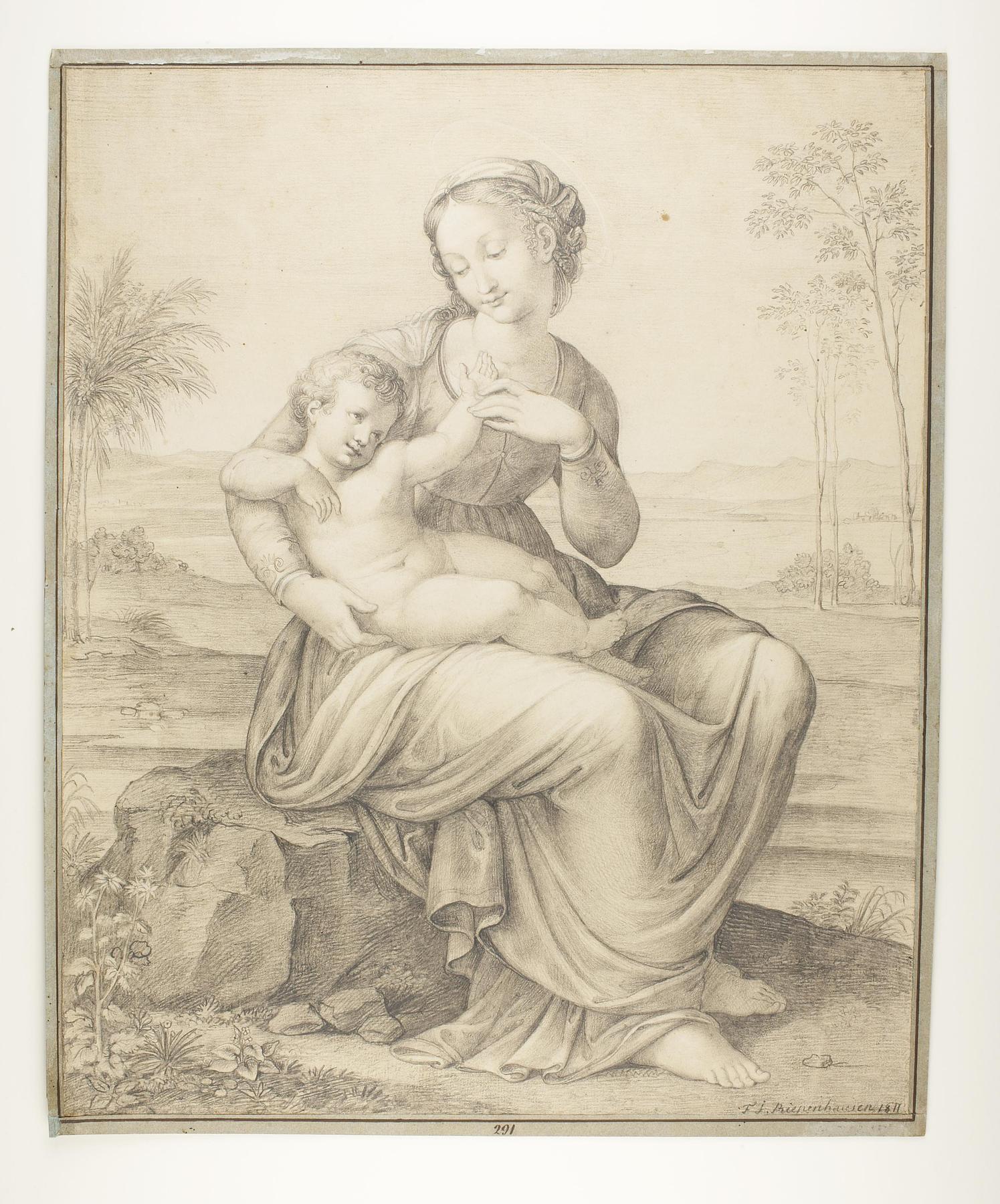 Maria med barnet på skødet, D774