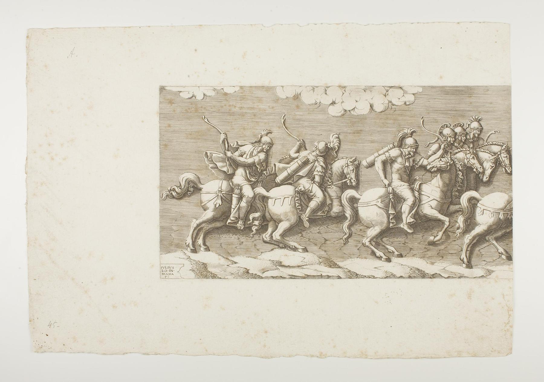 Procession af romerske ryttere, E1755