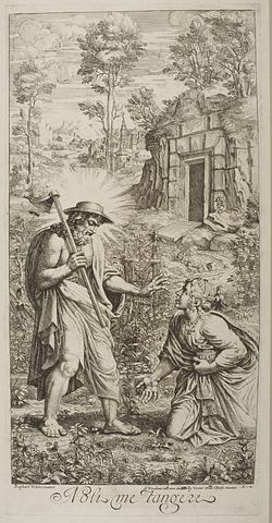 E284 Noli Me Tangere, Kristus som urtegårdsmand og Maria Magdalena