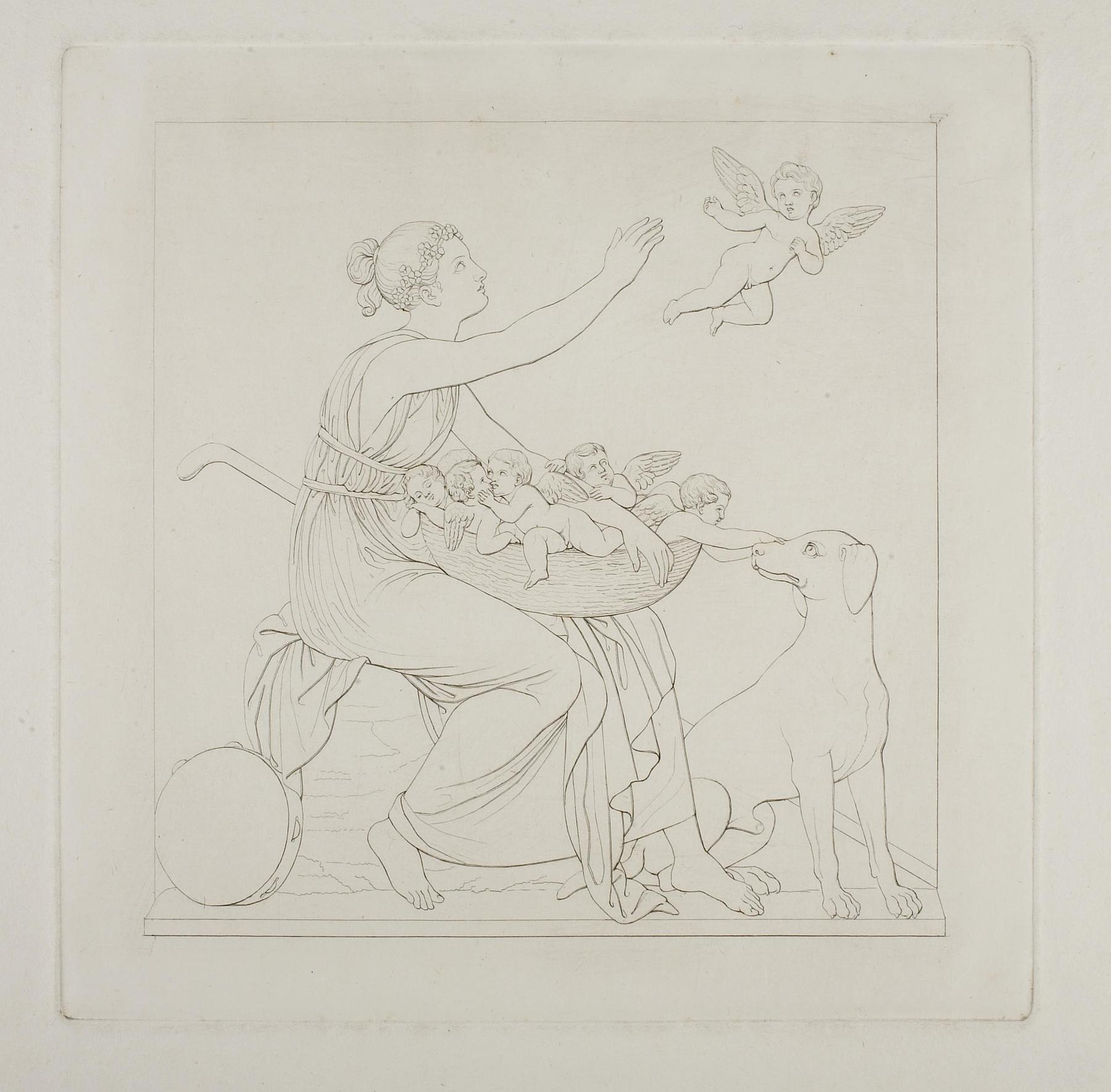 Shepherdess with a Nest of Cupids, E75hhh