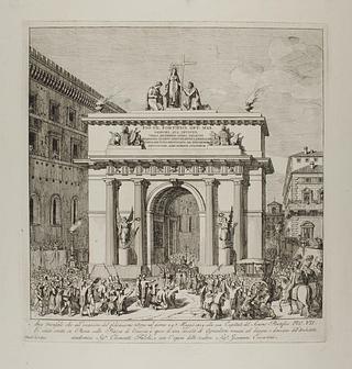 E938 Pius 7.'s Trimphal Entry into Rome on 24. May 1814