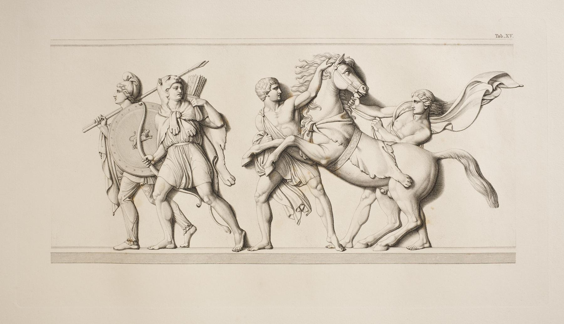 Alexander the Great's Armour Bearers and Bucephalus, E35,15