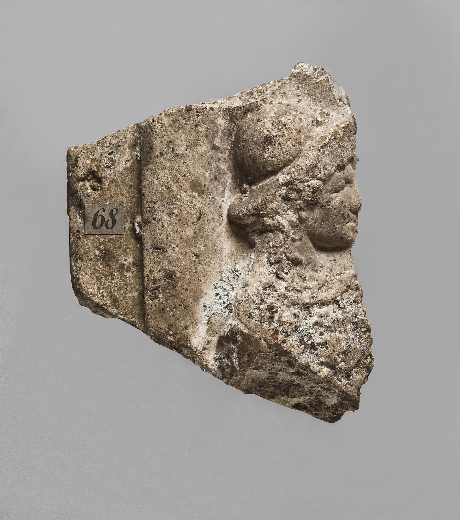 Campana relief with head of Athena, H1068