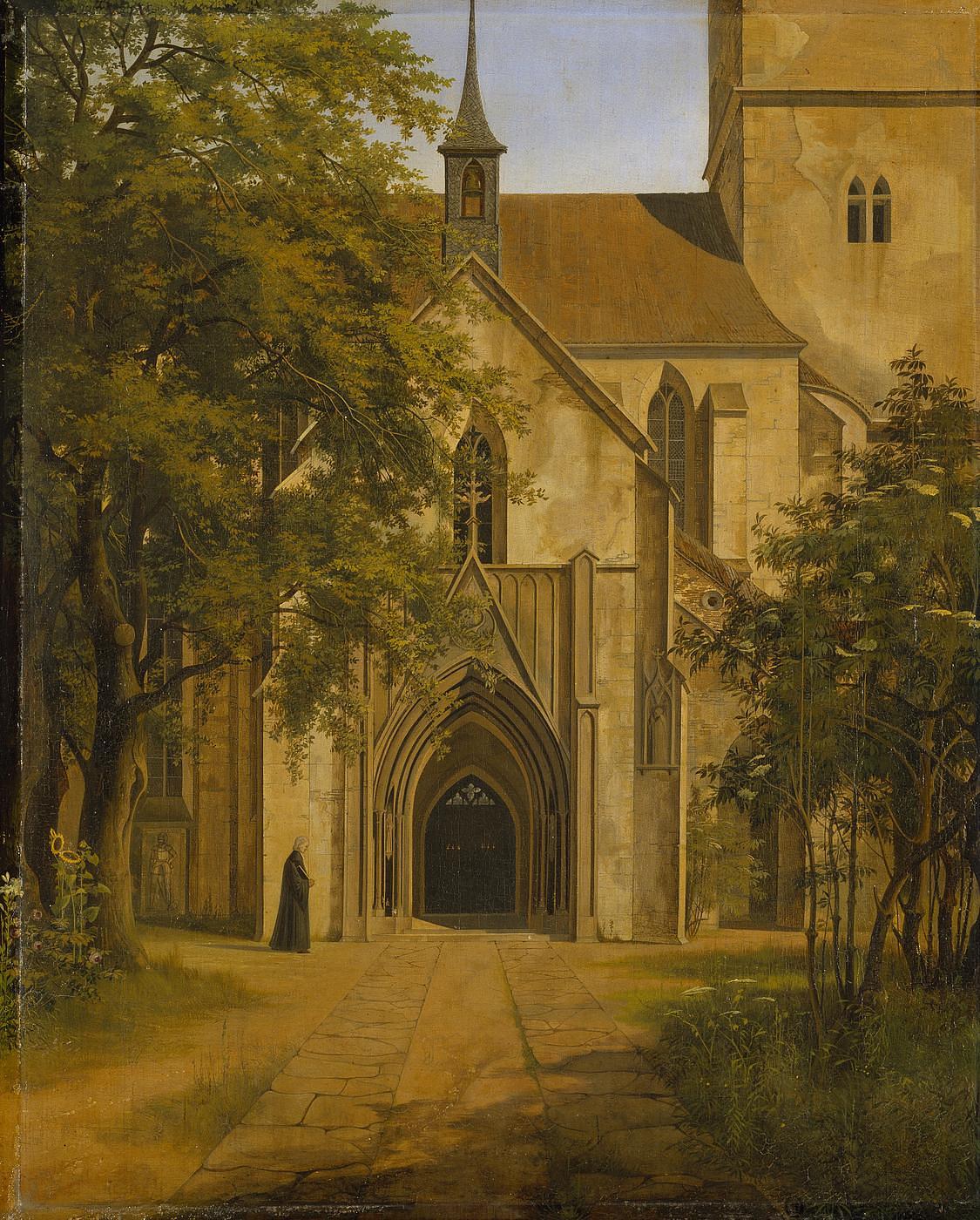 Indgang til en gotisk kirke, B134