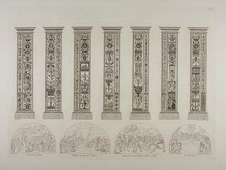 E941 Pilasters from the Vatican Loggias and Rooms of Raphael