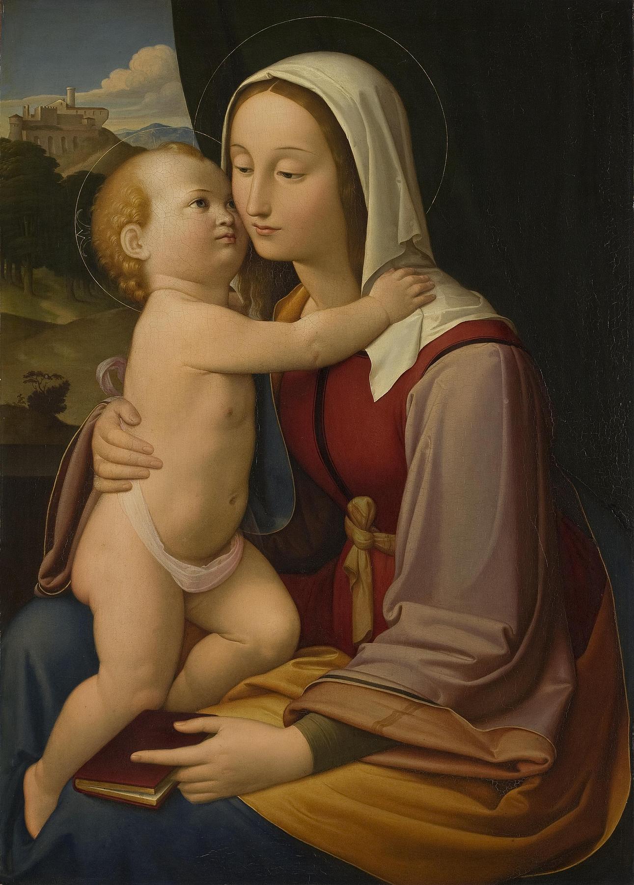 Madonna med barnet, B136