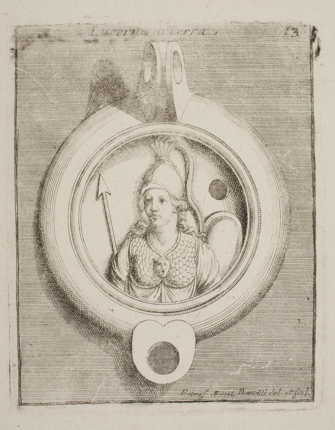 Lamp decorated with Athena, E1524